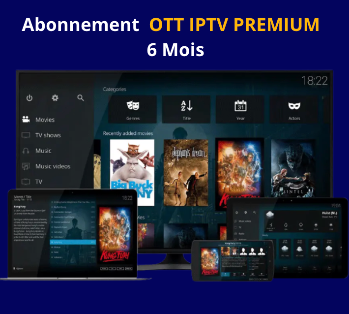 Abonnement ott iptv 6 mois fiche