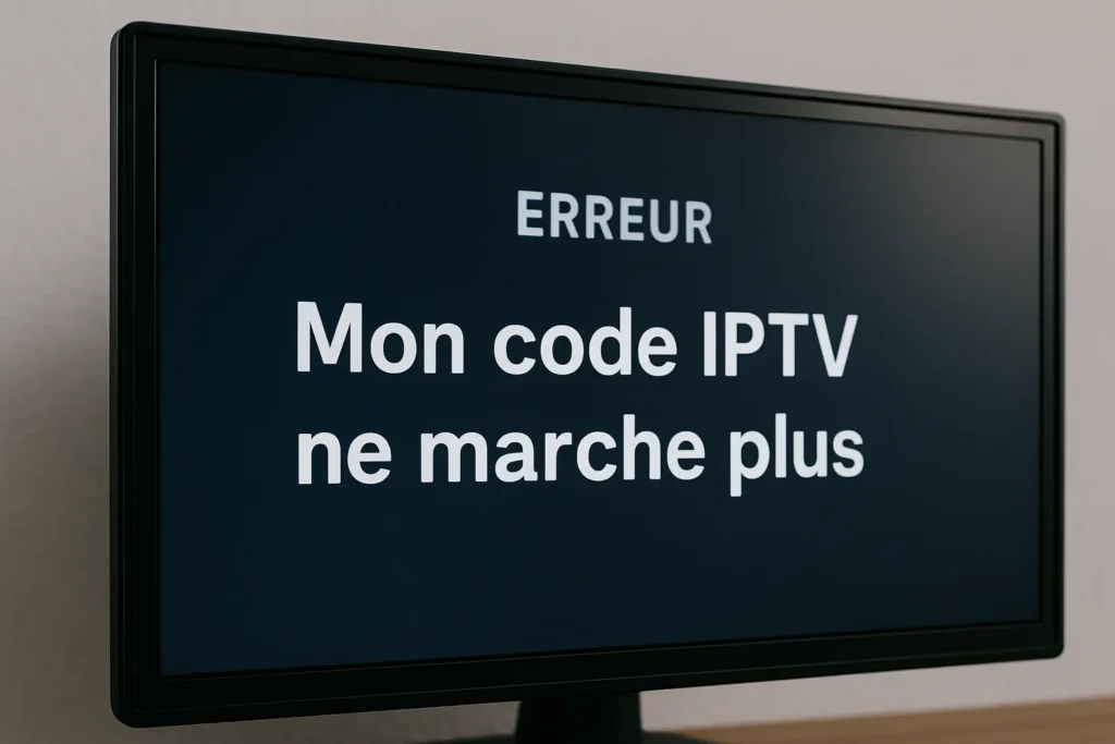 boîtier iptv ne fonctionne plus