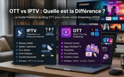 Qu’est-ce que OTT Premium, IPTV et OTT ?
